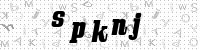 Blue Captcha Image