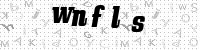 Blue Captcha Image