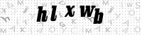 Blue Captcha Image