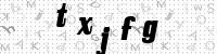 Blue Captcha Image